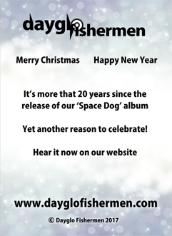 Dayglo Fishermen - Christmas Card Inside Greeting 2017