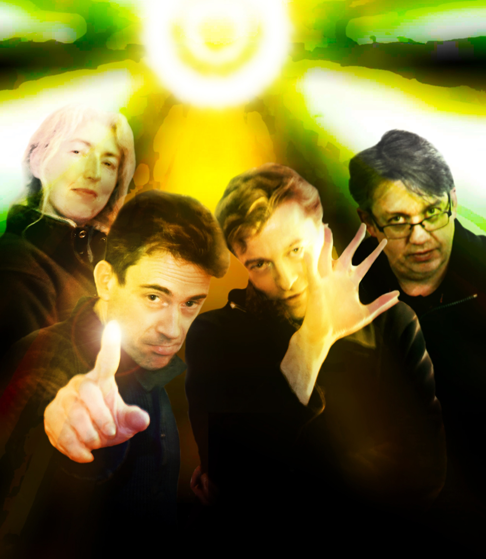 Dayglo Fishermen - Ginny Owens, Peter Fothergill, Richard Burton and Sean Wills