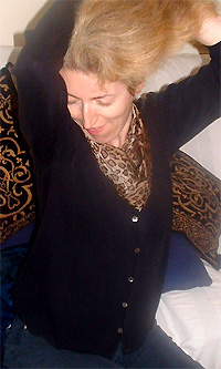 Ginny poses - 2004