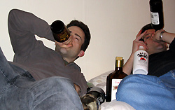 Peter and Richard find creativity in a bottle